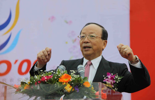 中国国民党副主席蒋孝严：造福于两岸农业生产者