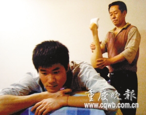 这个重庆司机太牛了 他治好了刘翔的后肌损伤(图)