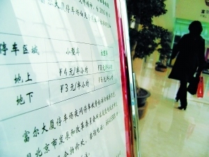 北京停车涨价了！写字楼涨三倍 大商场照旧免