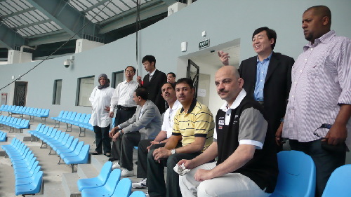 科威特体育代表团参观广州亚运场馆