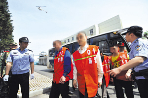 南京转移千名在押人员 直升机空中警戒(图)