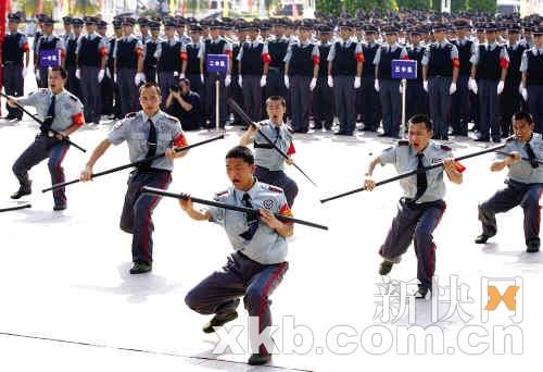 广州番禺建2300人护校大队 投6千万加强装备