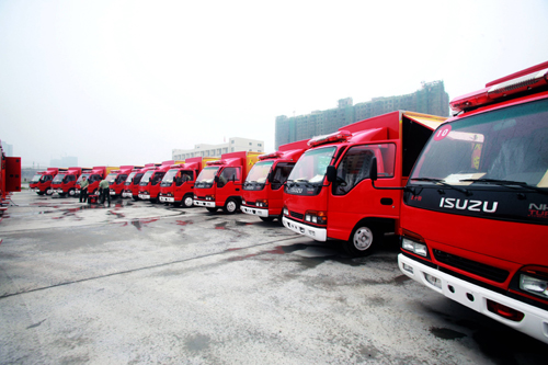 河南消防总队依托消防宣传车打造移动宣传站点