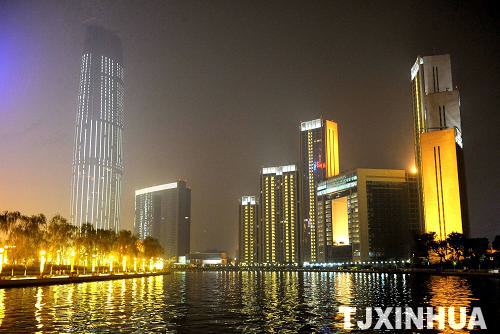 天津打造海河景观灯光