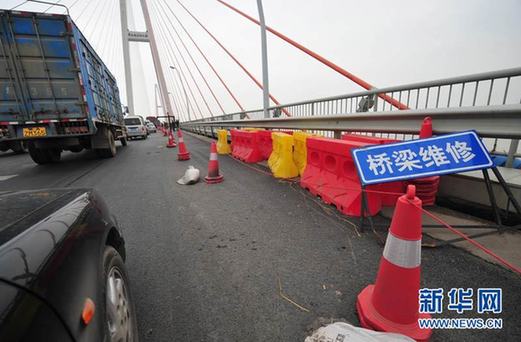 武汉长江三桥建成10年维修24次