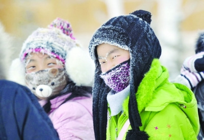 寒潮席卷中国大部地区 多地出现雨雪大风