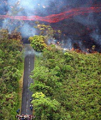 火山喷发时20个震撼景观