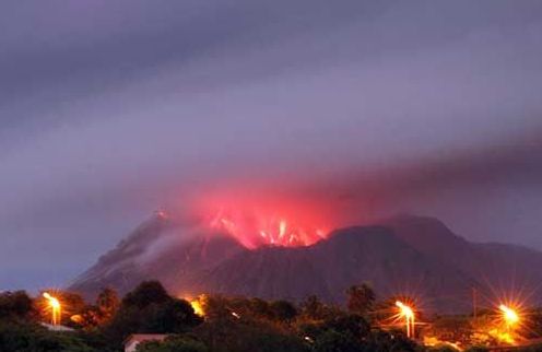 火山喷发时20个震撼景观