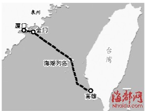 两岸首条直通海底光缆建成 厦门将成两岸通信门户