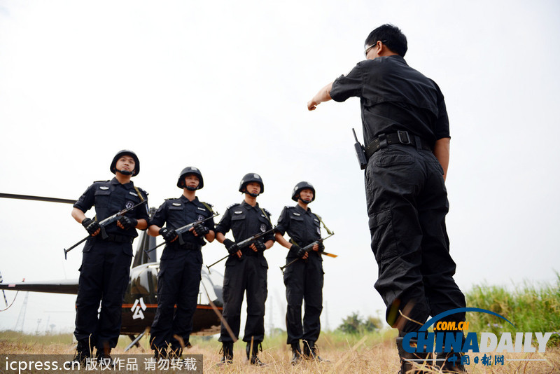 广东惠州首次空中查毒 直升机排除两栋可疑楼