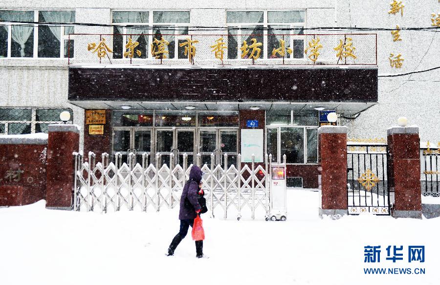 吉林黑龙江“暴雪围城” 多地中小学19日继续停课