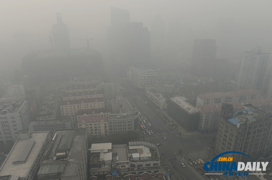 上海再遭六级重度污染