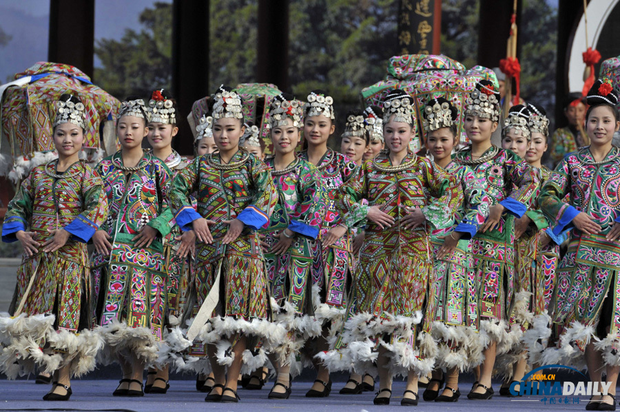 贵州榕江侗族“萨玛节”开幕