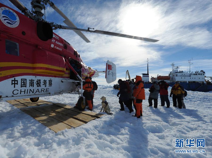 中国直升机成功营救俄被困船上所有乘客