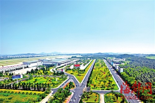 福州机场进场路竣工投用 “省门第一路”很生态