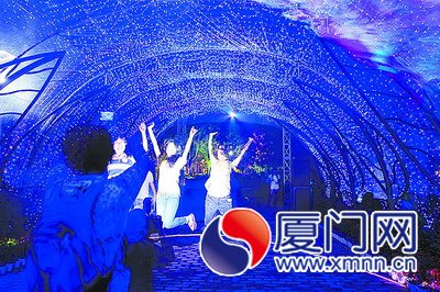 2013园博苑灯光旅游节28日启动 周六去赏3D灯光秀