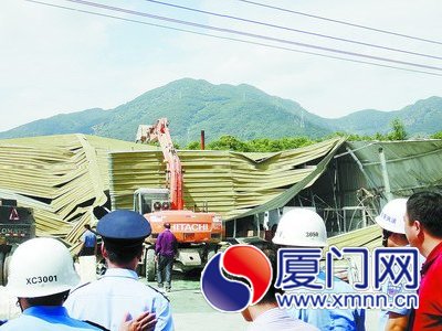 集美嘉庚故里4处违建被强制拆除 频出重拳“零容忍”