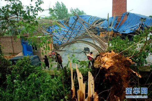 贵州多地遭遇风雹暴雨袭击