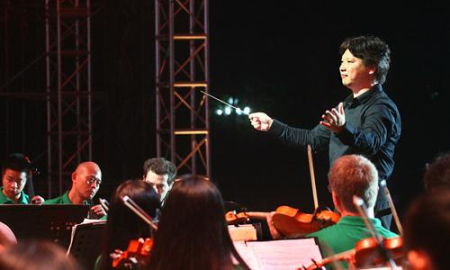 The 1st China (Changsha) International Symphonic Music Festival lights up Orange Isle Beach Park