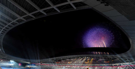 Liuyang firework lights up the 2nd Youth Olympic Games in Nanjing