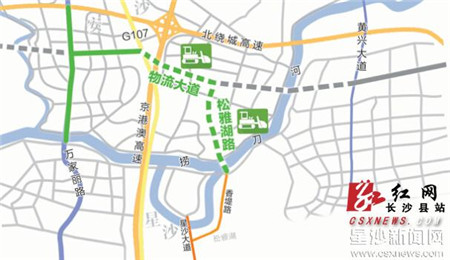 Northern loop line construction in Xingsha to start in 2015
