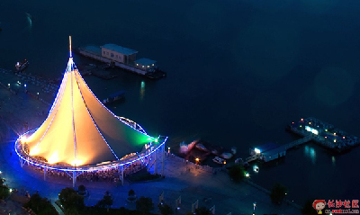 Xiangjiang River in the night