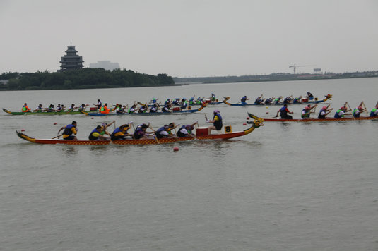 棕香飘苏城，龙舟逐绿水