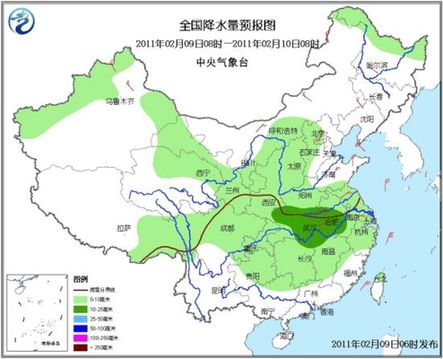 未来三天较强冷空气影响大部地区 中东部有雨雪[图]