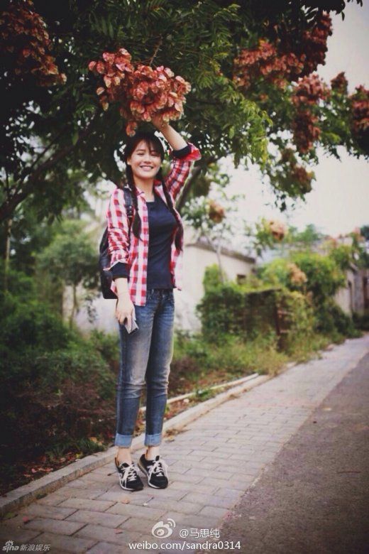 蒋雯丽外甥女马思纯海量清新写真 甜笑似苍井优(图)