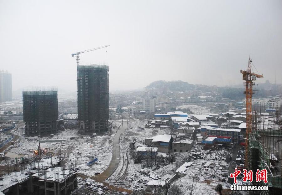 全国多地迎来2014年第一场降雪