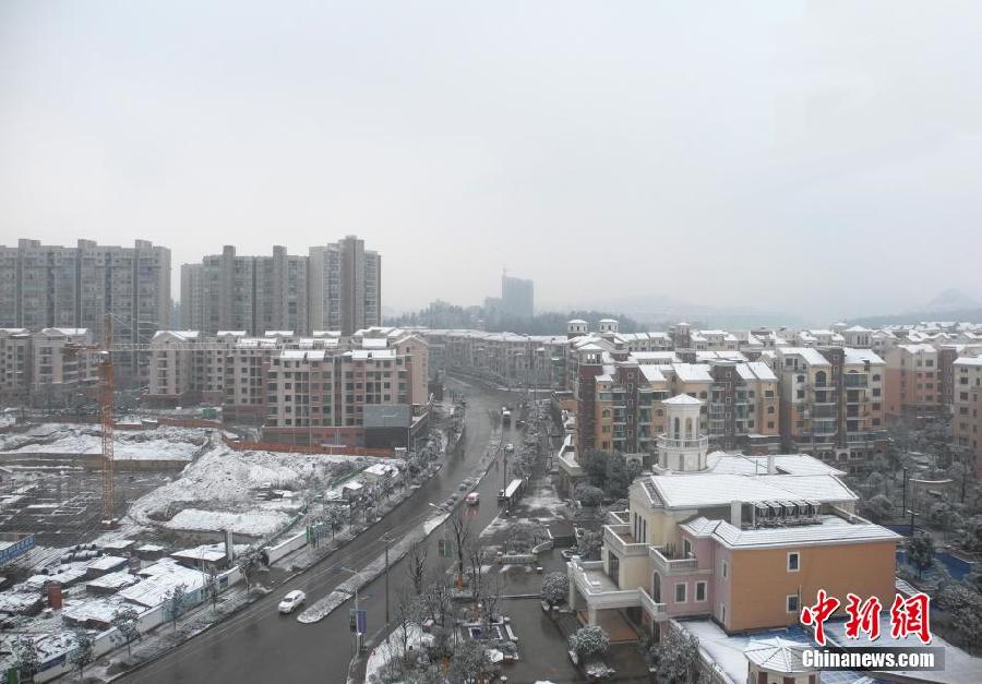 全国多地迎来2014年第一场降雪