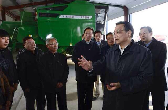 李克强在黑龙江考察 强调积极推进农村综合改革试验
