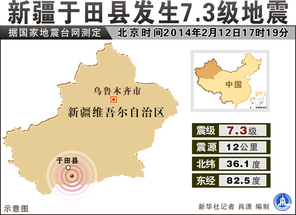 习近平李克强就和田地震指示