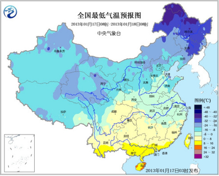 中国北方将出现大范围降雪过程 西藏局地有暴雪