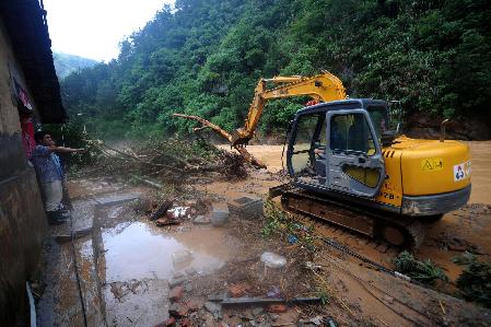 浙江常山：遭强降雨袭击 损失严重