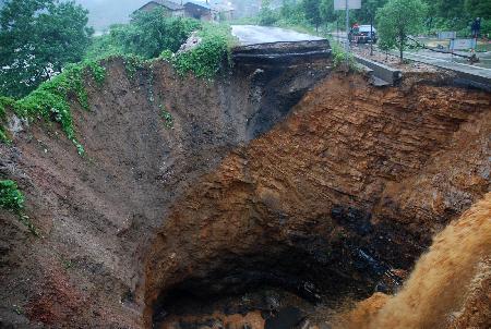 浙江常山：遭强降雨袭击 损失严重