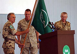 NATO takes over Afghan peacekeeping force