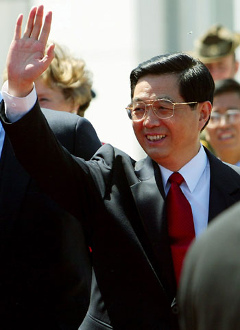 Hu Jintao visits Australia