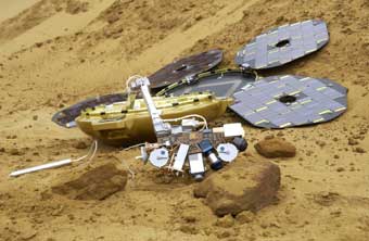 Space controllers launch probe to Mars