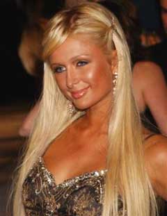 Paris Hilton poses at the 2004 Vanity Fair Oscar Party, in this Feb. 29, 2004 file photo, in Los Angeles. (AP 