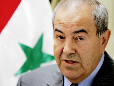 Iraq (news - web sites)'s outgoing Prime Minister Iyad Allawi has refused an offer to join a coalition government led by the election-winning Shiite bloc.(AFP/Pool/File/Faleh Kheiber) 