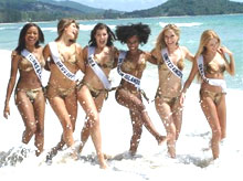 Miss Universe beauties flock to Thai isles, boost post-tsunami recovery