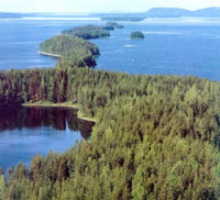 the beautiful landscape of Finland