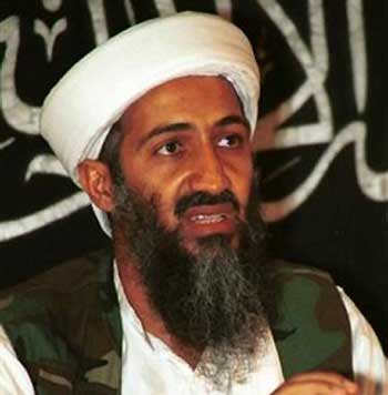 Osama bin Laden speaks to the journalists in this 1998 photo taken in Khost, Afghanistan.