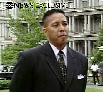 An undated photo by ABC News shows former U.S. Marine Leandro Aragoncillo. The White House said on October 5, 2005 it was cooperating with an investigation into Aragoncillo, who worked in Vice President Dick Cheney's office and has been charged with supplying classified reports to the Philippines. 