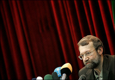 Iran's top nuclear negotiator Ali Larijani, pictured December 2005. 