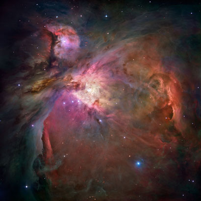 Failed stars, baby stars and vast cosmic canyons of dust and gas were on display in this new Hubble Space Telescope image of the Orion Nebula released on January 11, 2006. The image, taken by the Advanced Camera for Surveys (ACS) aboard NASA's Hubble Space Telescope, represents the sharpest view ever taken of this region, called the Orion Nebula. 