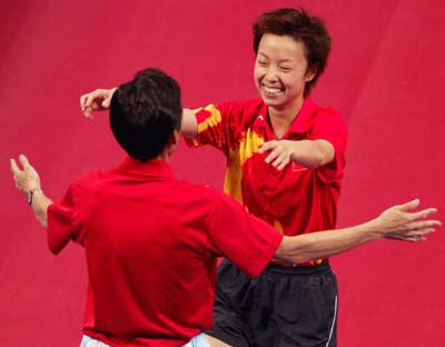 China wins shooting, table tennis golds