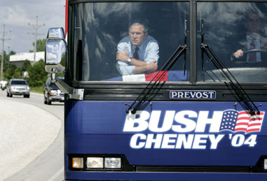 Bush's campaign bus