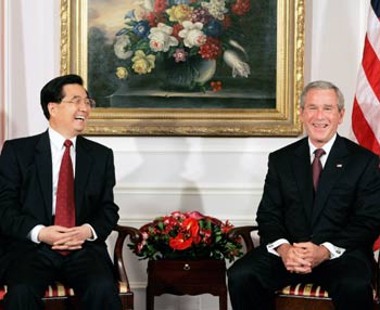 Chinese, US presidents meet